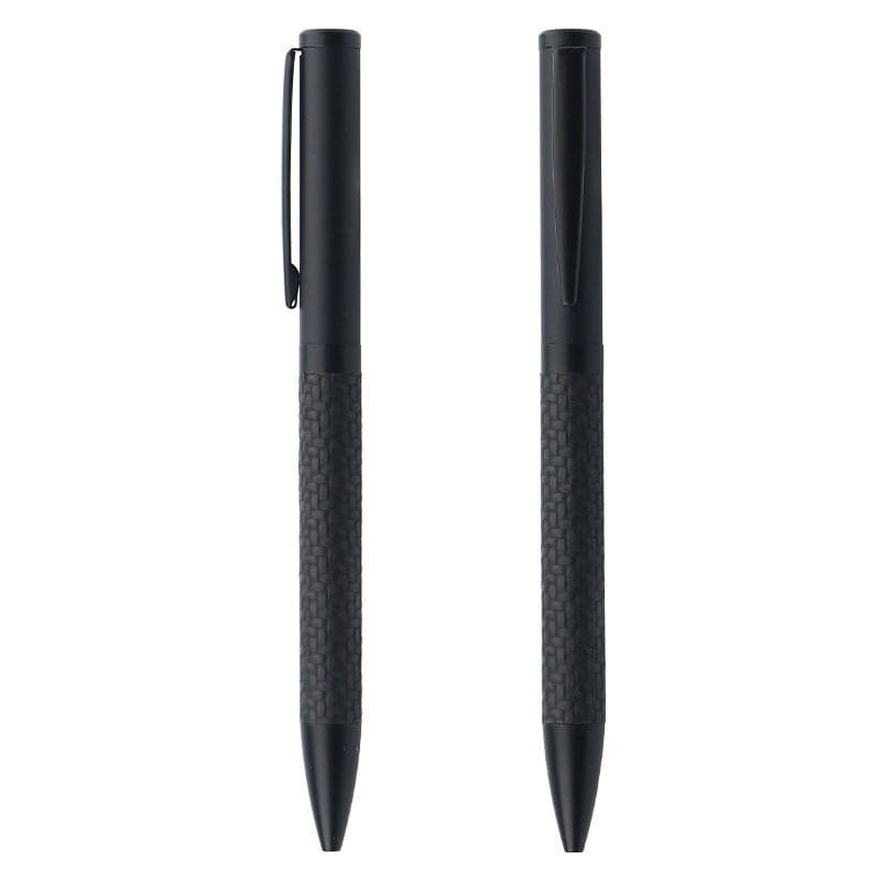 Black Ballpoint Pen with Textured Grip  CG0002