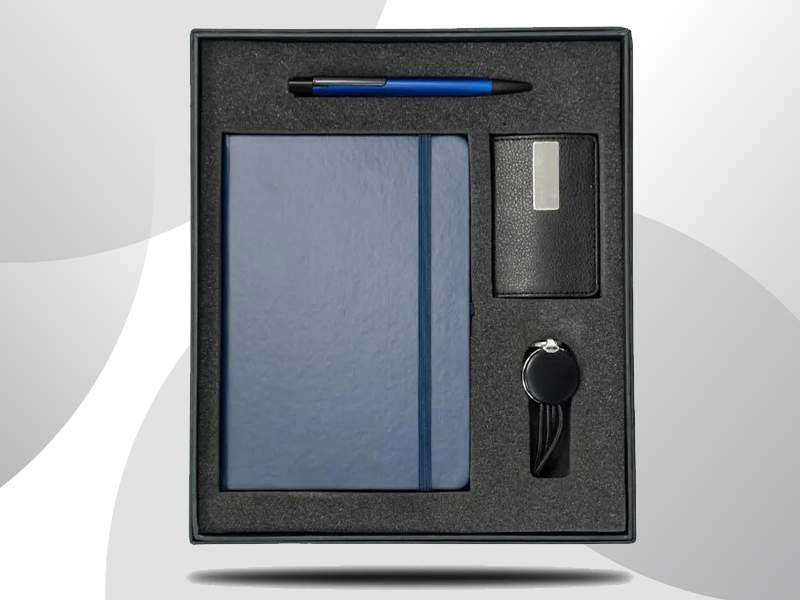 Notebook, Card Holder, Pen & Charging Cable Gift Set  CG0239