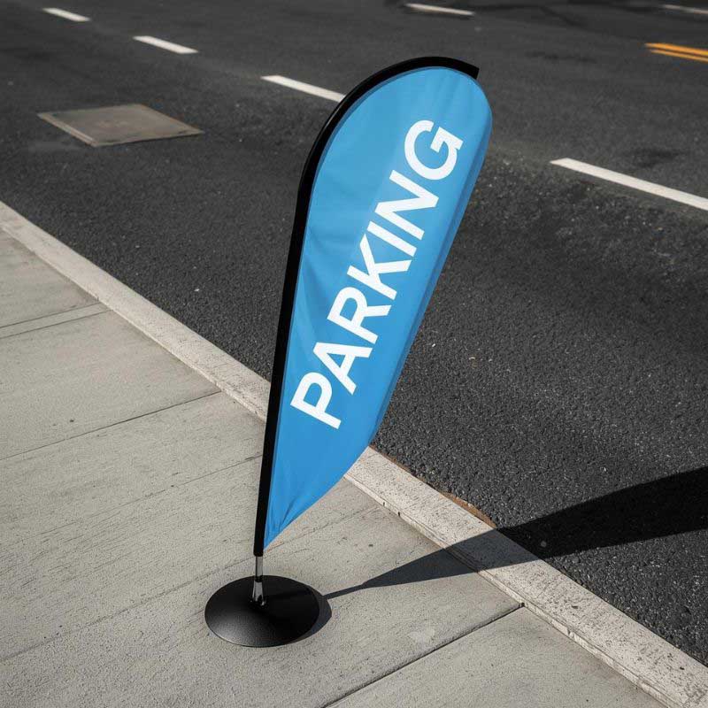 Tear Drop Flags for Events, Promotions, and Outdoor Advertising DP0024