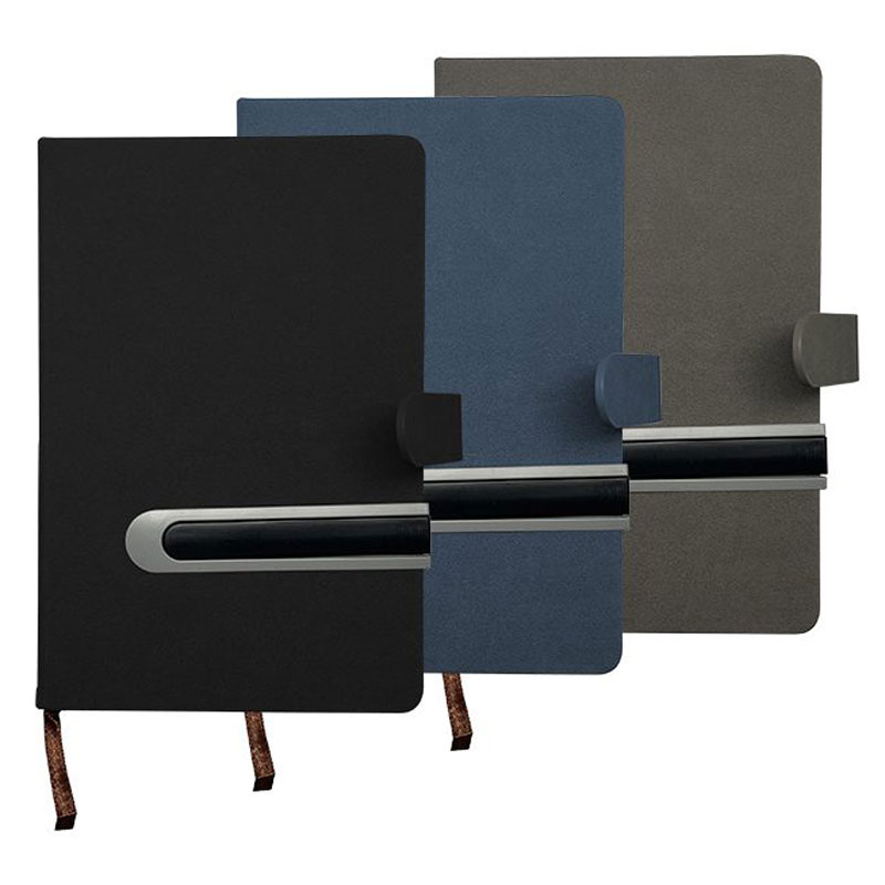A5 Notebook with Sliding Pen Slot and Magnetic Closure CG0011