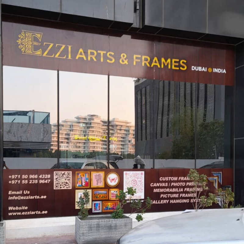 UV Laminated Outdoor Glass Sticker For Ezzi Arts & Frames