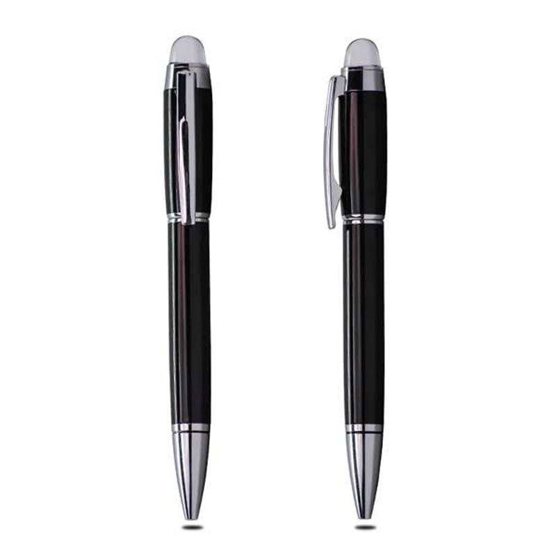Metal Ballpoint Pen with Marble Dome – Steel Nib CG0117