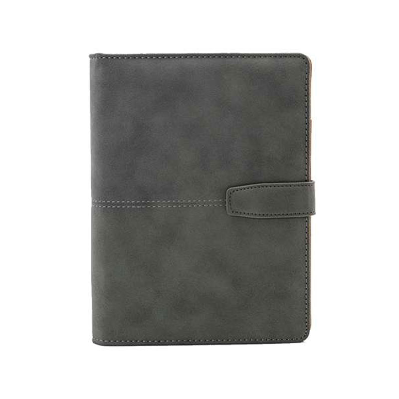 A5 Suede Organizer with Daily Inserts - Grey CG0124