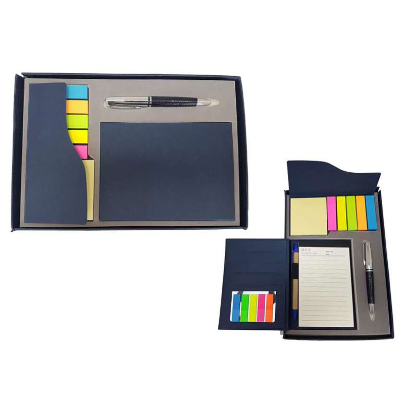 Eco-Friendly All-in-One Office Set with Notepad and Memo Pad CG0134