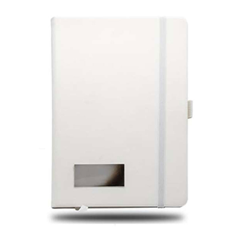 A5 White Matte Notebook with Branding Plate CG0140