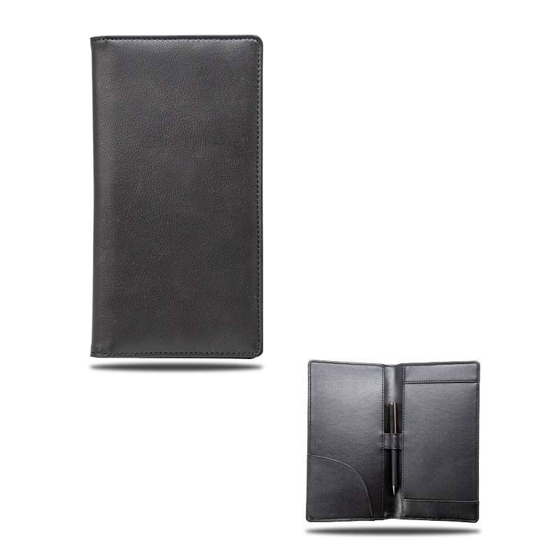 Leatherette Receipt Holder with Pen Slot CG0143