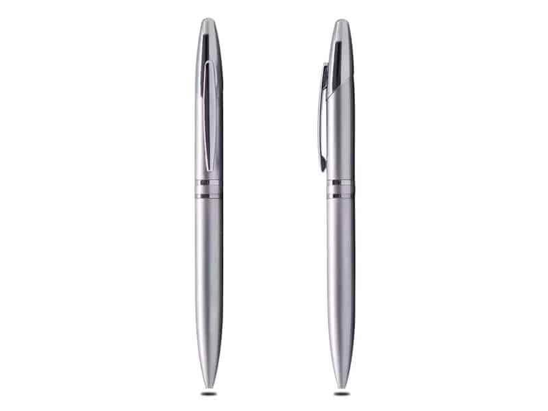 Lightweight Silver Metal Ballpoint Pen CG0197