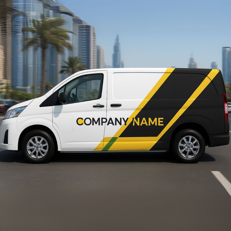 Partial Vehicle Wraps in UAE DP0002