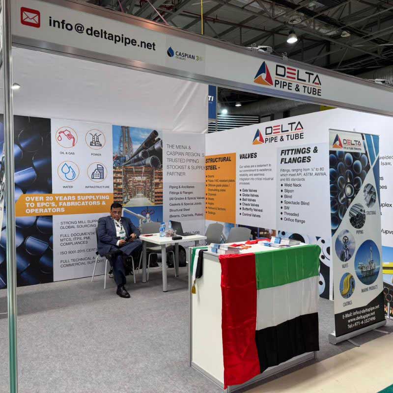 Design, Production & Installation Of Exhibition Shell Scheme for Delta Pipe & Tubes