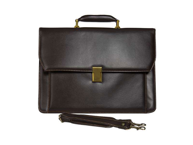 Coffee Brown Leatherette Office and Laptop Bag CG0202