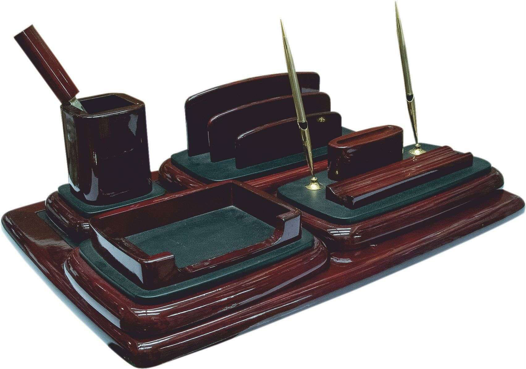 Premium Wooden Desk Organizer Set CG0211