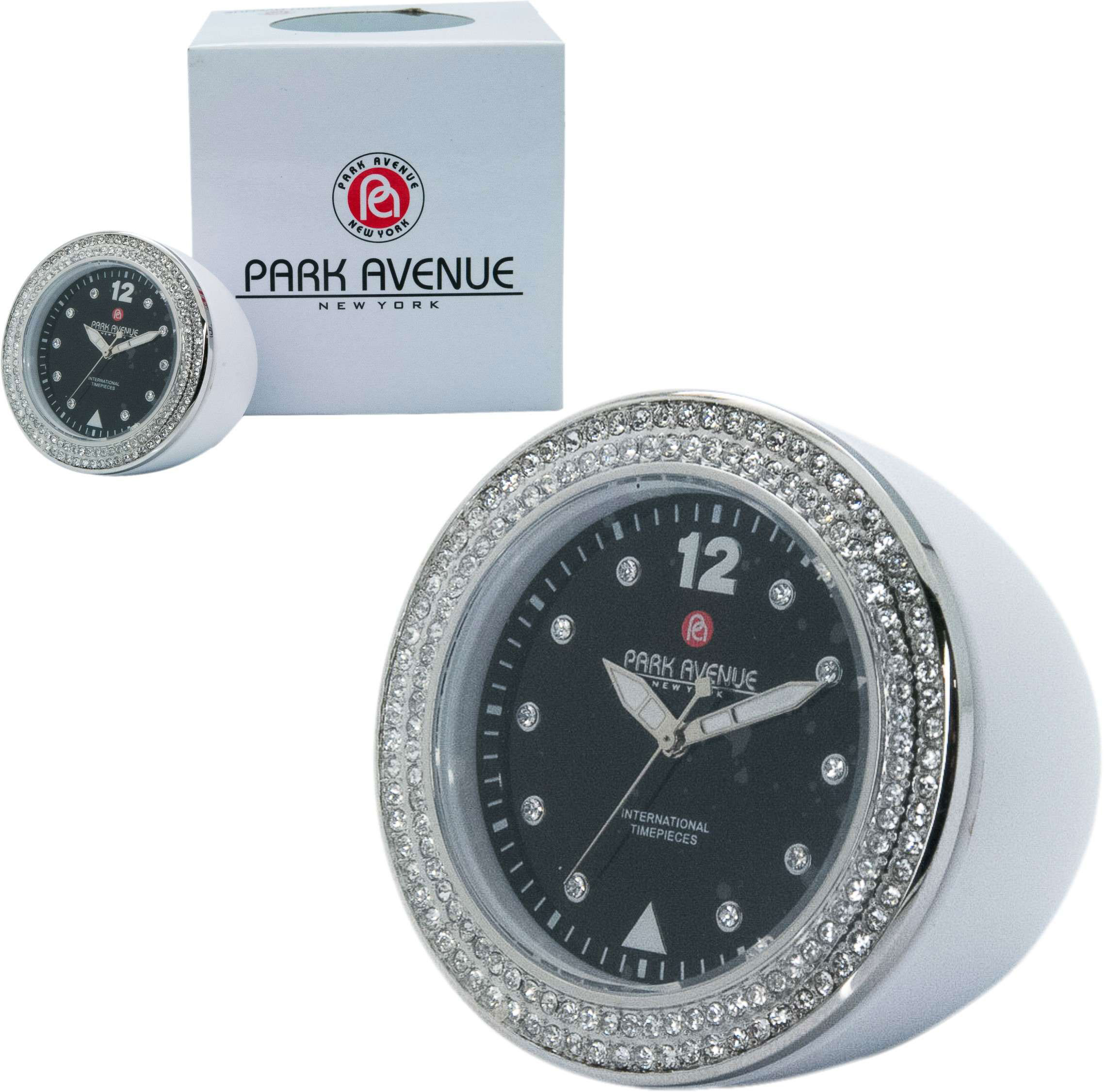 Round Desk Clock with Rhinestones CG0215