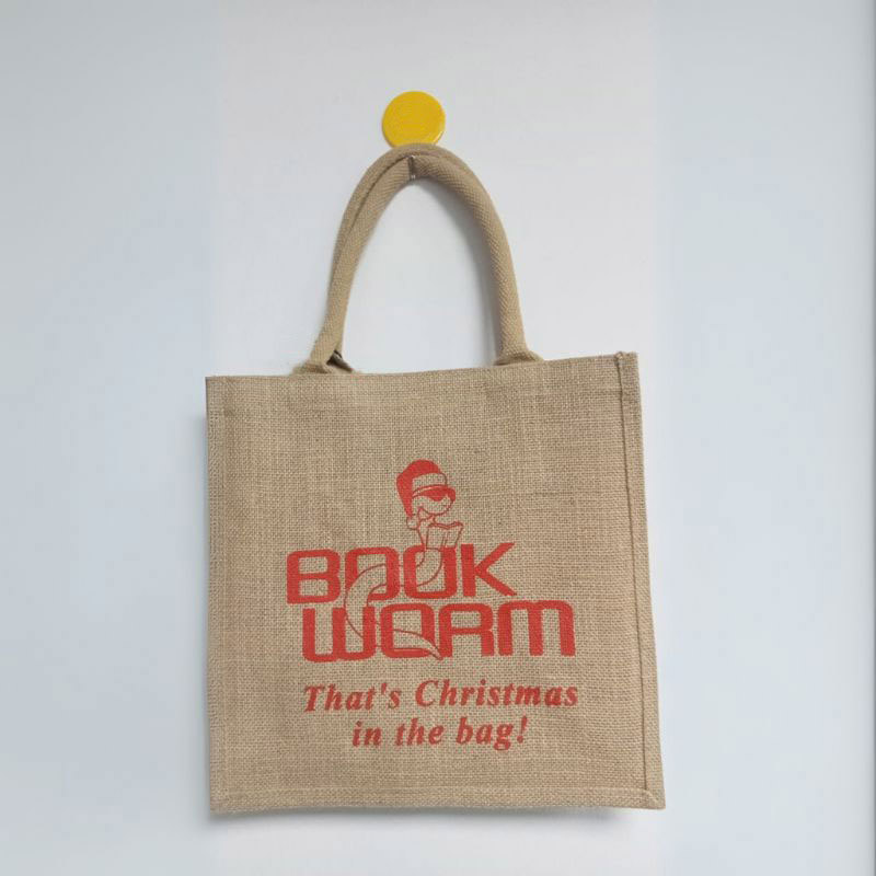 Jute Bag For Book Worm
