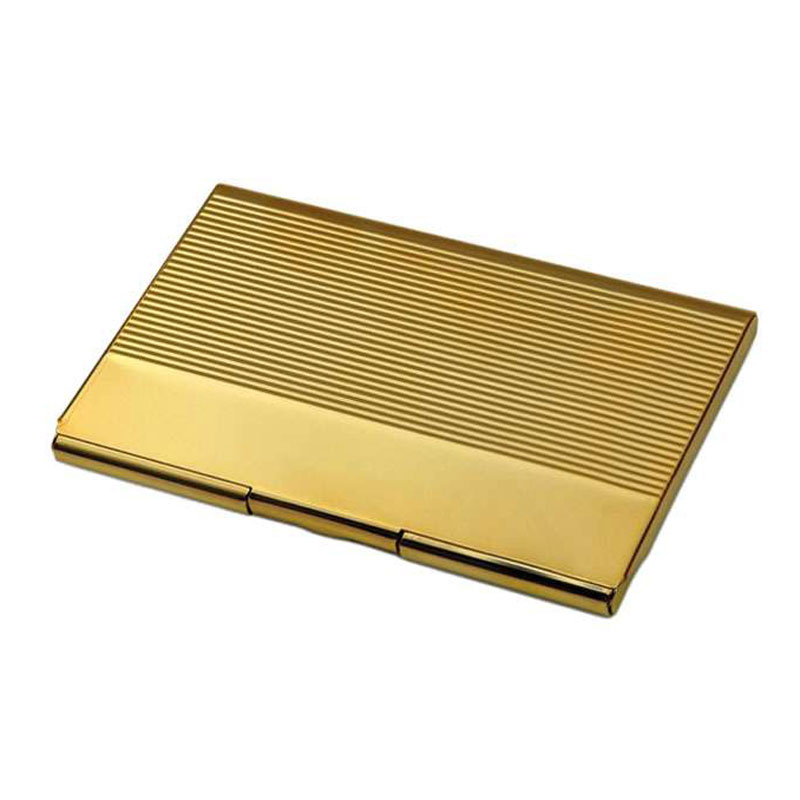 Gold Metal Business Card Holder CG0023