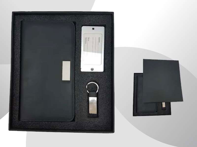 Passport Holder, Luggage Tag & Keychain Travel Gift Set CG0245