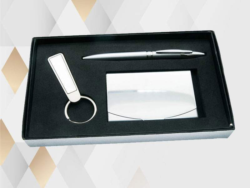 Card Holder, Pen & Keychain Gift Set CG0248