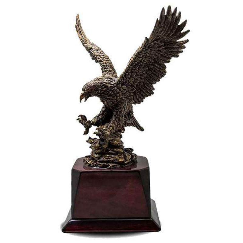Eagle Trophy with Wooden Base CG0256