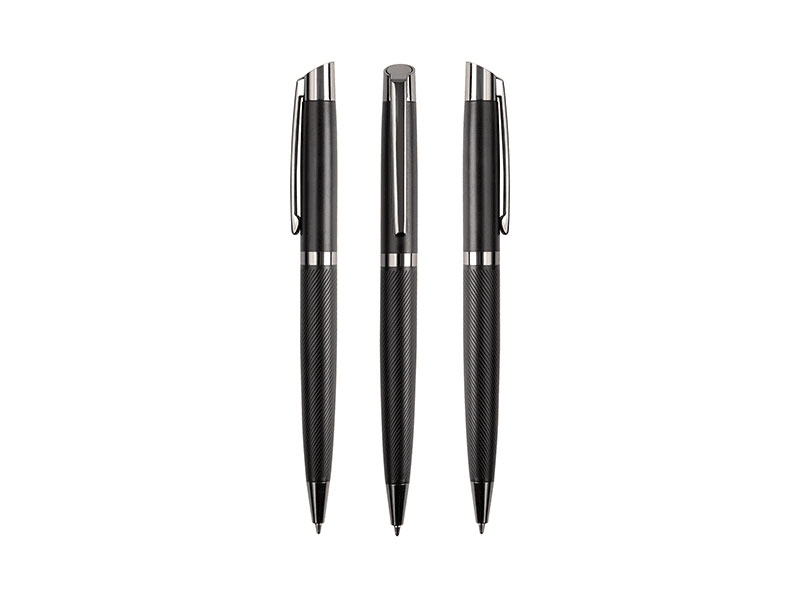 Sleek Metal Pen with Grooved Grip  CG0003