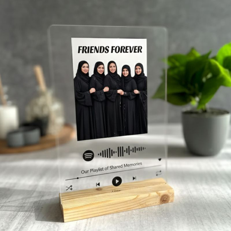 Custom Printed Acrylic Frames with Self Stand for Gifts and Promotions DP0031