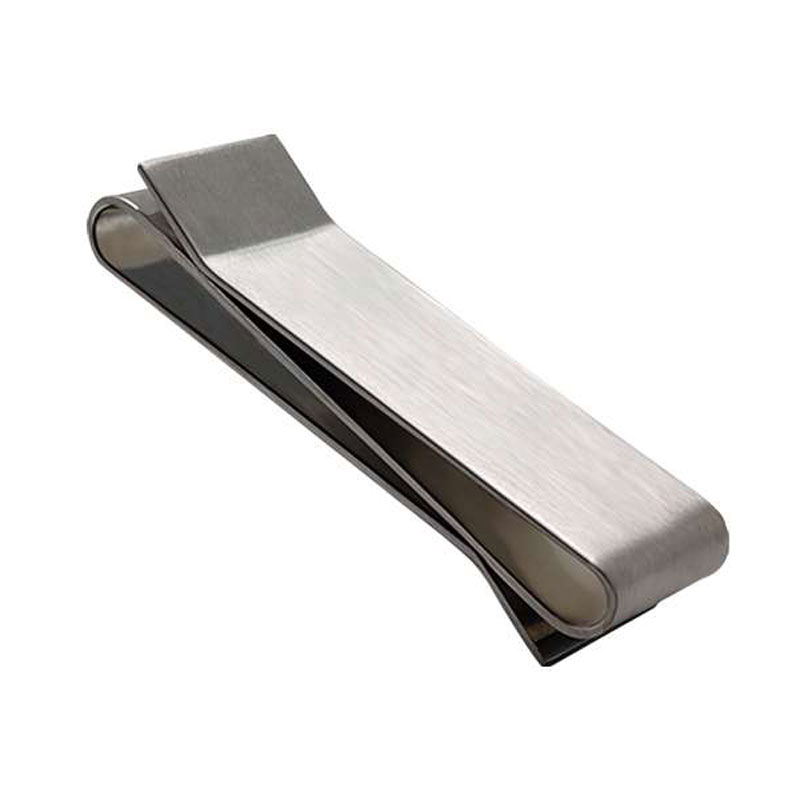 Stainless Steel Money Clip : Double-Sided Card and Cash Holder CG0045