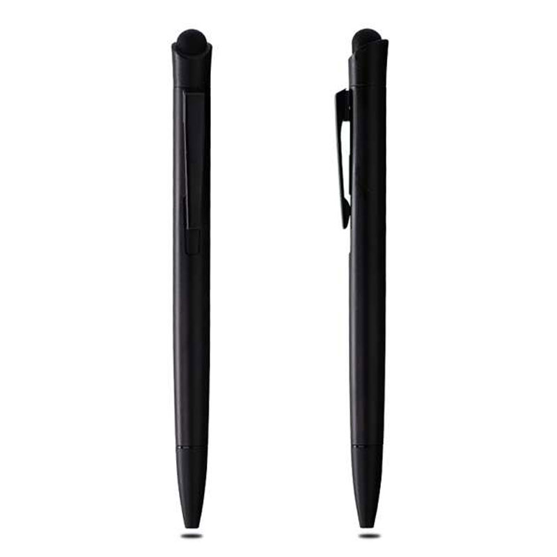 Metal Ballpoint Pen with Stylus – Black CG0048