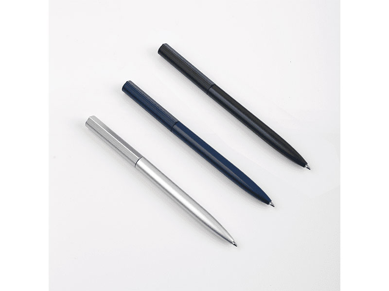 Minimalist Metal Pen with Hexagonal Top  CG0005