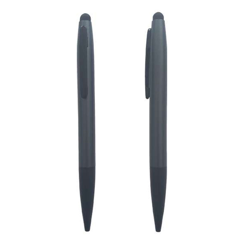 Matte-Finish Ballpoint Pen with Stylus – Grey CG0050