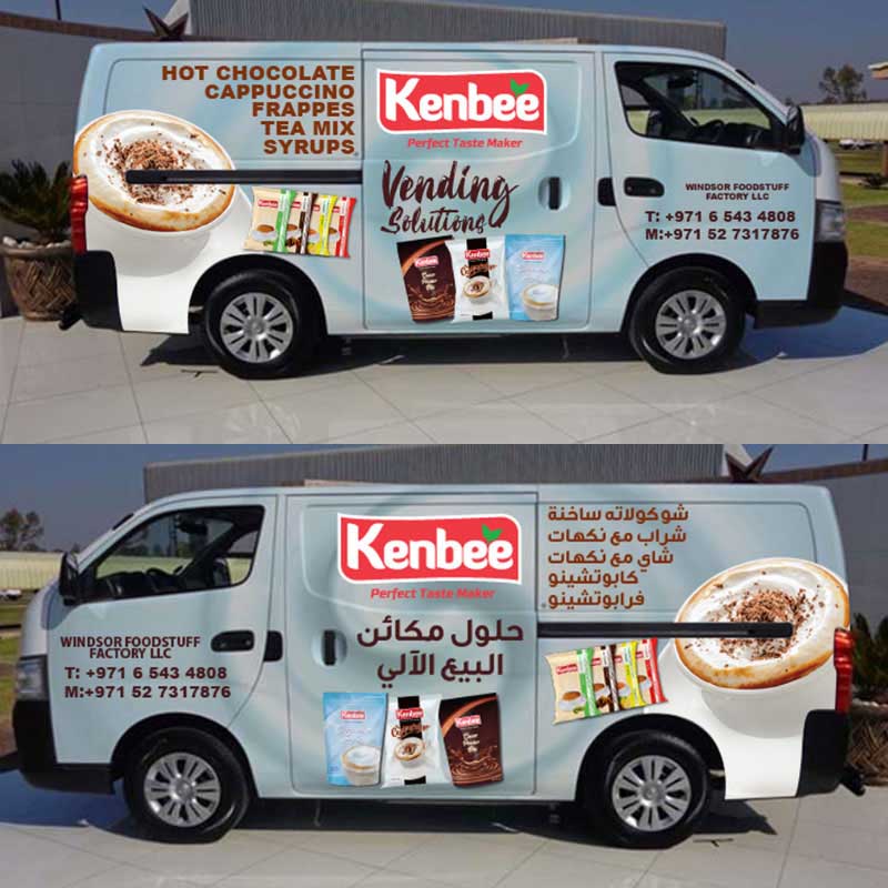 Full Van Wrap Vehicle Branding For Kenbee