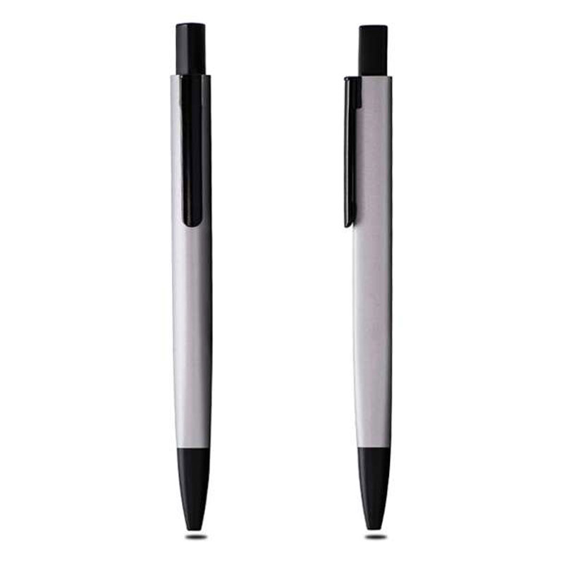 Triangle Body Metal Ballpoint Pen – Silver CG0064