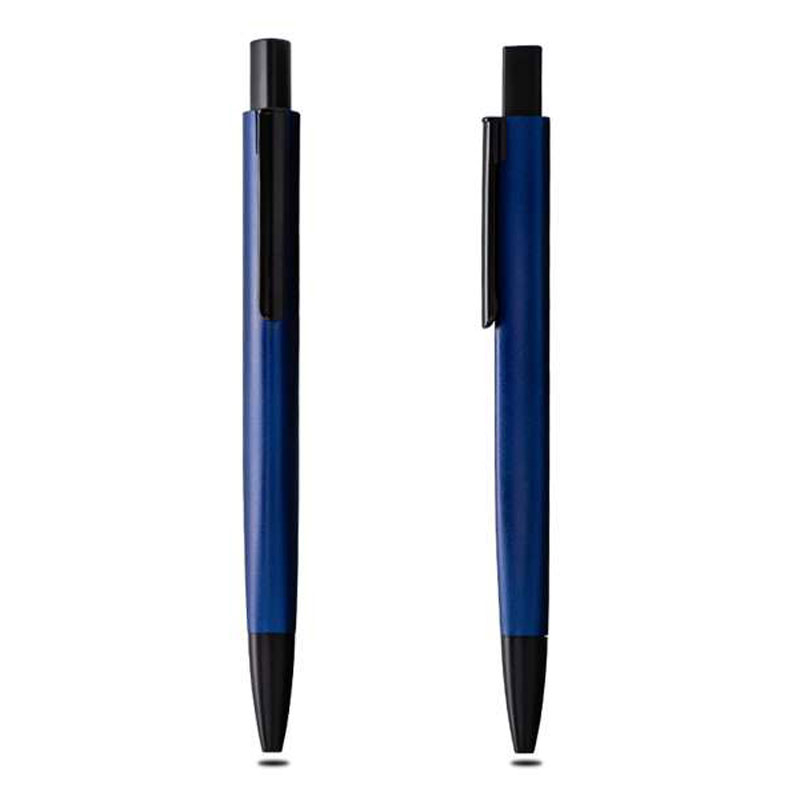Triangle Body Metal Ballpoint Pen – Blue CG0065