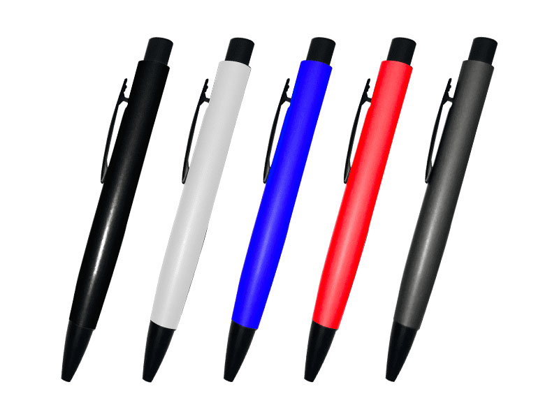 Oval-Shaped Ergonomic Metal Ballpoint Pen CG0007