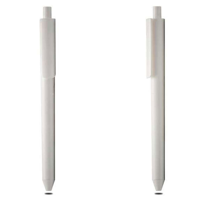 Swiss-Made Plastic Ballpoint Pen – White CG0072
