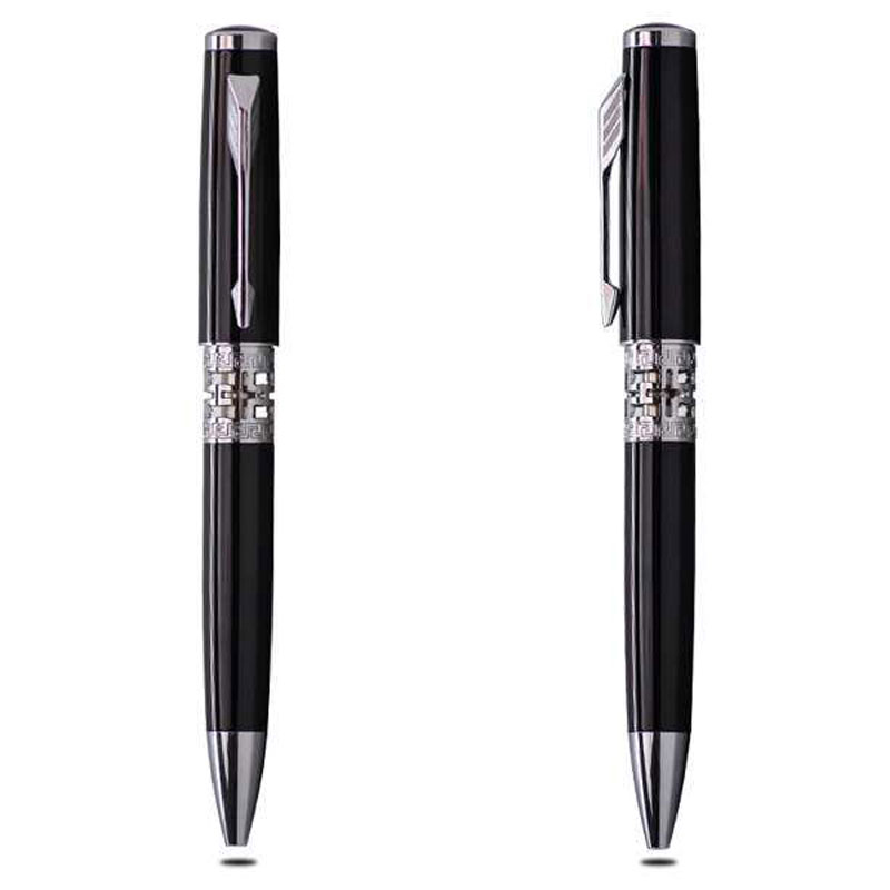 Premium Twist-Action Ballpoint Pen – Silver CG0078