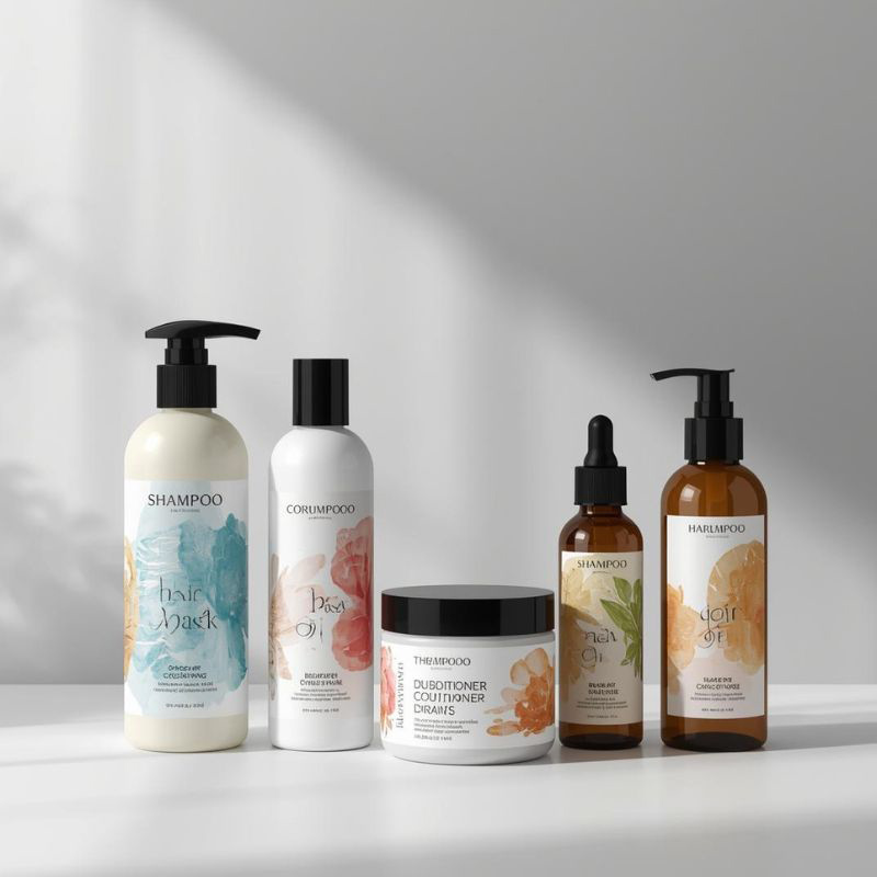 Waterproof Labels for Hair Products in Dubai, UAE LB0009