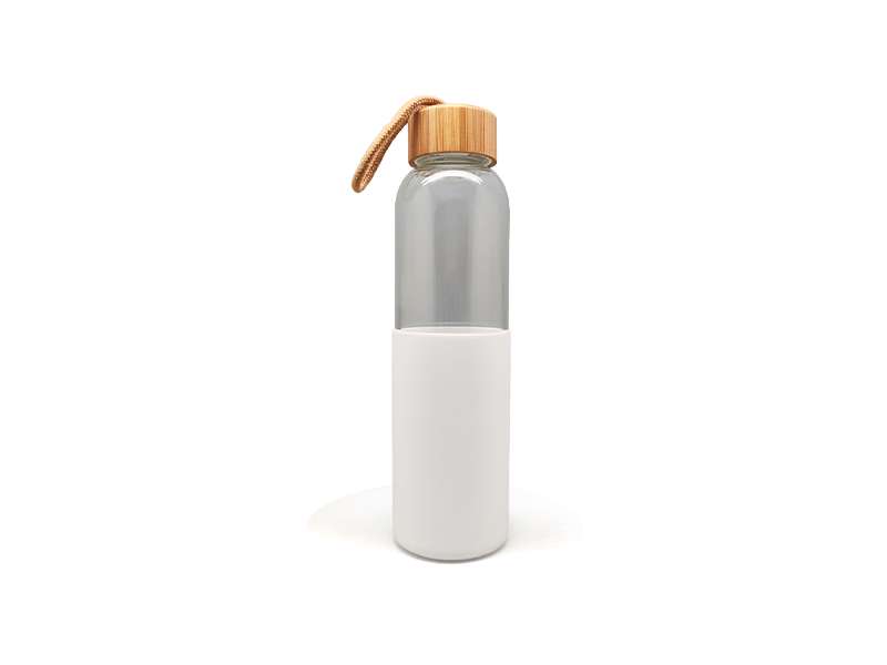 Borosilicate Glass Bottle – 550ml - White CG0329