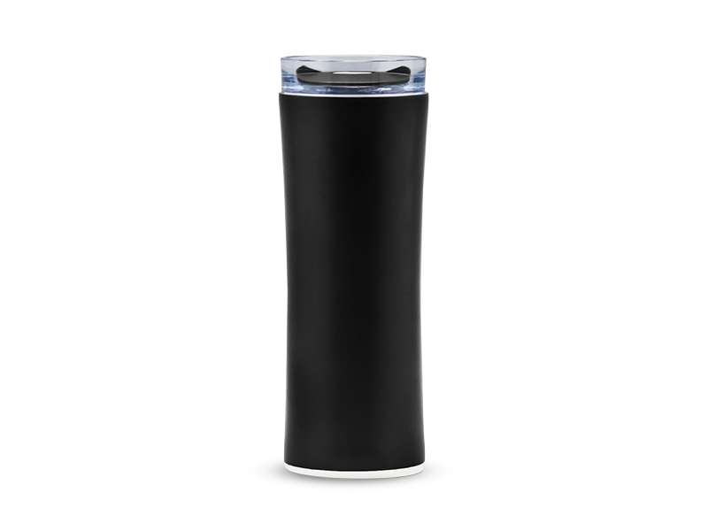 Double-Walled Stainless Steel Bottle – 450ml with 360° Drinking Lid - Black CG0314