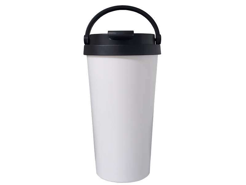 Double-Walled Stainless Steel Coffee Mug – 500ml - White CG0309