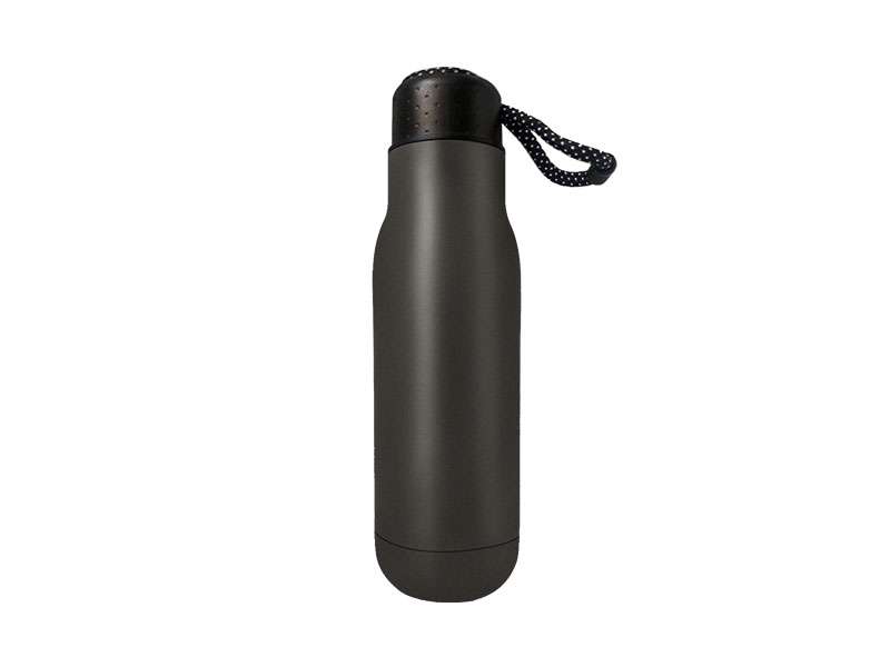 Double-Walled Stainless Steel Vacuum Bottle – 500ml - Grey CG0332
