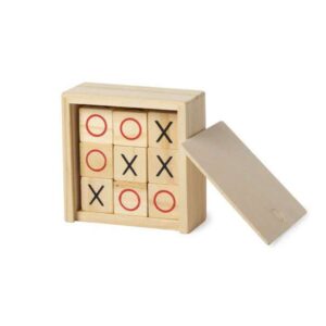 Eco-Friendly Wooden Tic-Tac-Toe Game CG0343
