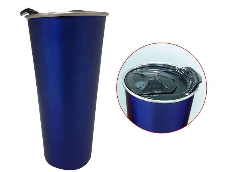 Stainless Steel Double-Walled Mug – 475ml - Blue CG0339