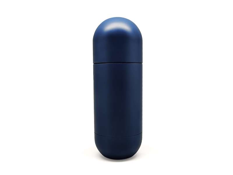 Stainless Steel Insulated Bottle – 420ml with Cup-Style Lid - Blue CG0292